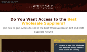 Wholesalegiftdatabase.com thumbnail