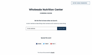 Wholesalenutrition.center thumbnail