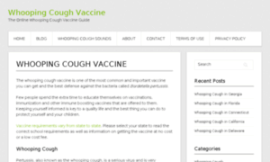 Whoopingcoughvaccine.org thumbnail