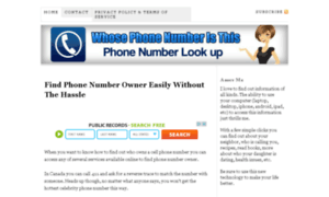 Whose-phone-number-is-this.net thumbnail