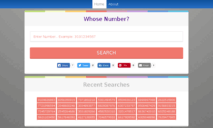 Whosenumber.org thumbnail