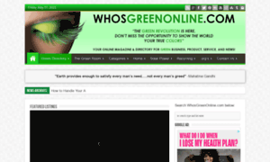 Whosgreenonline.com thumbnail
