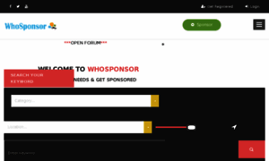 Whosponsor.com thumbnail