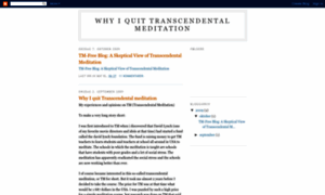 Whyiquittranscendentalmeditation.blogspot.com thumbnail