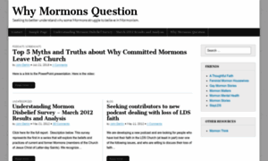 Whymormonsquestion.org thumbnail