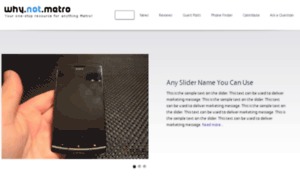 Whynotmetro.com thumbnail