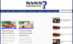 Whyyoumissthis.com thumbnail