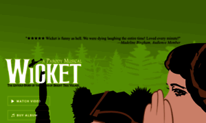 Wicketmusical.com thumbnail