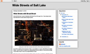 Widestreetsofsaltlake.blogspot.com thumbnail