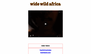 Widewildafrica.com thumbnail