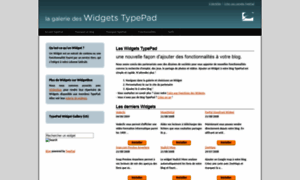 Widgets.typepad.fr thumbnail