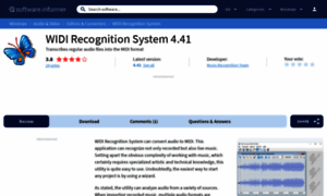 Widi-recognition-system.software.informer.com thumbnail