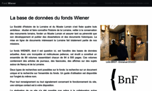 Wiener.societe-histoire-lorraine.com thumbnail