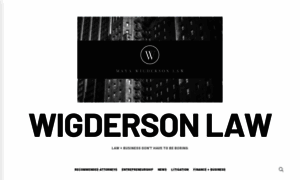 Wigderson.com thumbnail