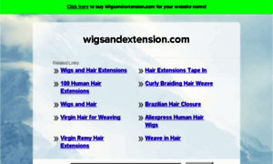 Wigsandextension.com thumbnail