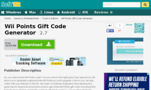 Wii-points-gift-code-generator.soft112.com thumbnail