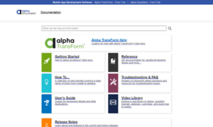 Wiki.alphasoftware.com thumbnail