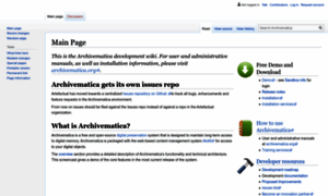 Wiki.archivematica.org thumbnail