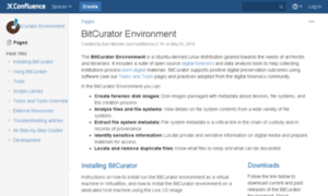 Wiki.bitcurator.net thumbnail