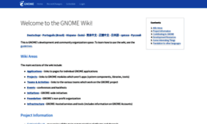 Wiki.gnome.org thumbnail
