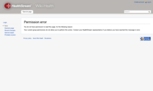 Wiki.healthstream.com thumbnail