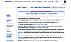 Wiki.hostsharing.net thumbnail