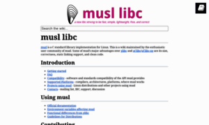 Wiki.musl-libc.org thumbnail