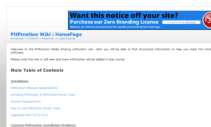 Wiki.phpmotion.com thumbnail