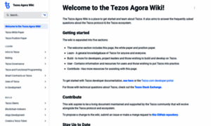 Wiki.tezosagora.org thumbnail