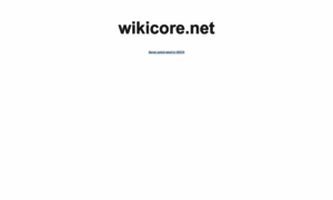 Wikicore.net thumbnail