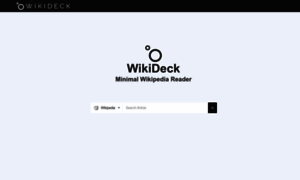 Wikideck.com thumbnail