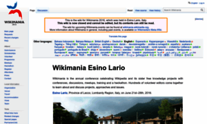 Wikimania2016.wikimedia.org thumbnail