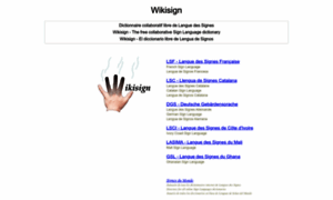 Wikisign.org thumbnail