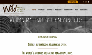 Wildanimalhealthfund.org thumbnail