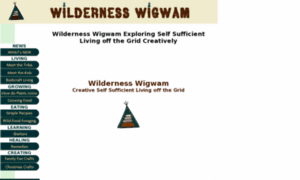Wilderness-wigwam.com thumbnail
