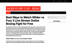 Wildervsfury3boxing.com thumbnail