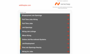 Wildfirejobs.com thumbnail