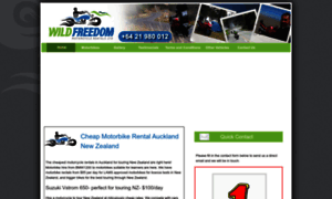 Wildfreedommotorcyclerentals.co.nz thumbnail