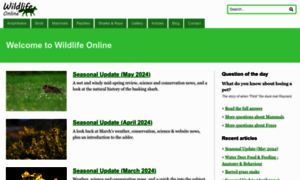 Wildlifeonline.me.uk thumbnail