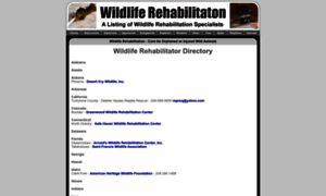 Wildliferehabilitators.org thumbnail