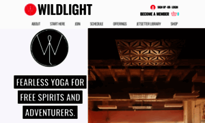 Wildlightyoga.com thumbnail