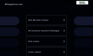 Wileywilson.net thumbnail