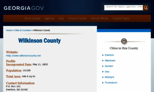 Wilkinsoncounty.georgia.gov thumbnail