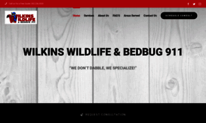 Wilkinswildlifebedbug911.com thumbnail