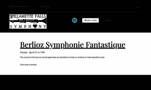 Willamettefallssymphony.org thumbnail