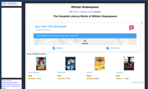 William-shakespeare.classic-literature.co.uk thumbnail