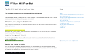 Williamhillfreebet.co.uk thumbnail