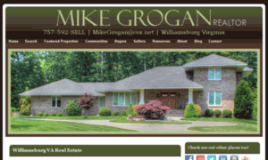 Williamsburgvahomes.mikegroganrealty.com thumbnail