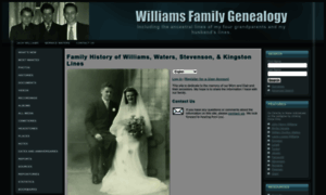 Williamsfamilytrees.com thumbnail