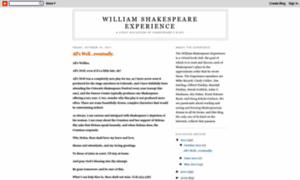 Williamshakespeareexperience.blogspot.com thumbnail